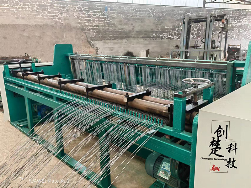 Heavy duty hydraulic weaving machine